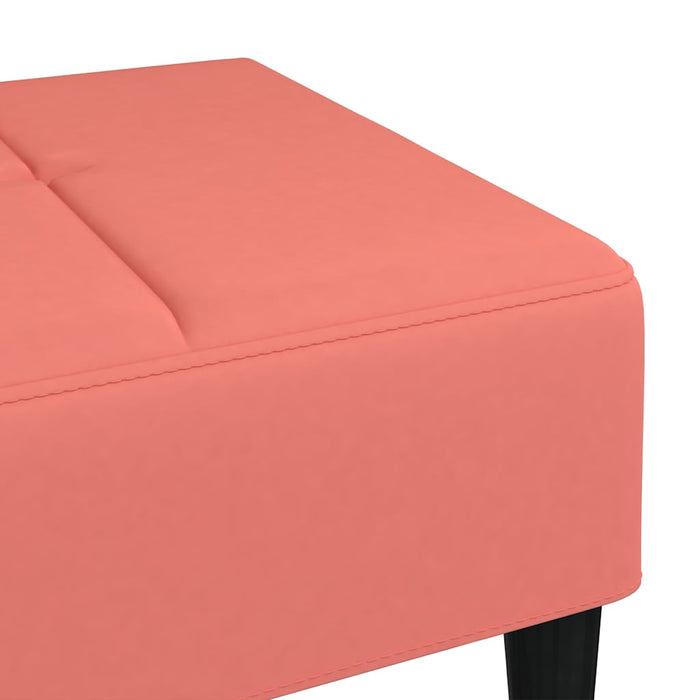Taburet, roz, 78x56x32 cm, catifea WALTI
