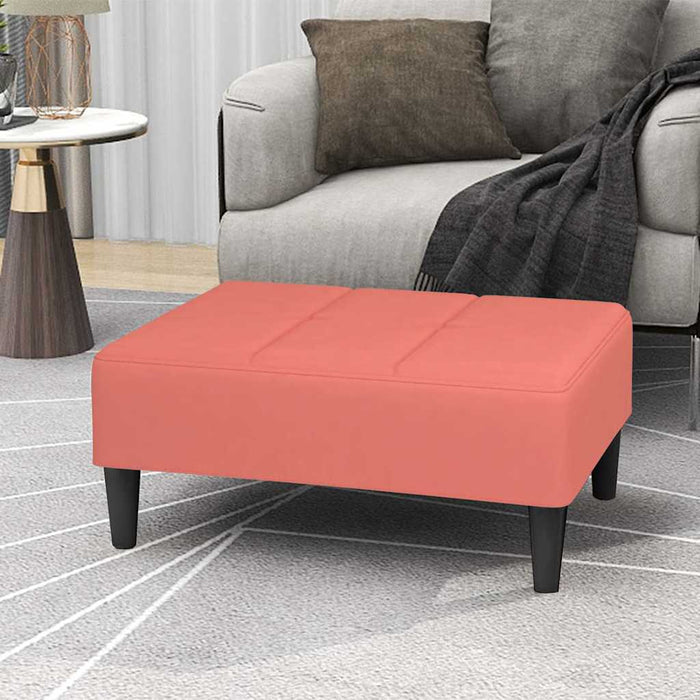 Taburet, roz, 78x56x32 cm, catifea WALTI