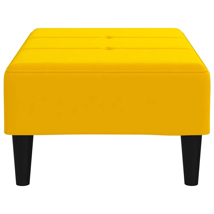 Taburet, galben, 78x56x32 cm, catifea WALTI