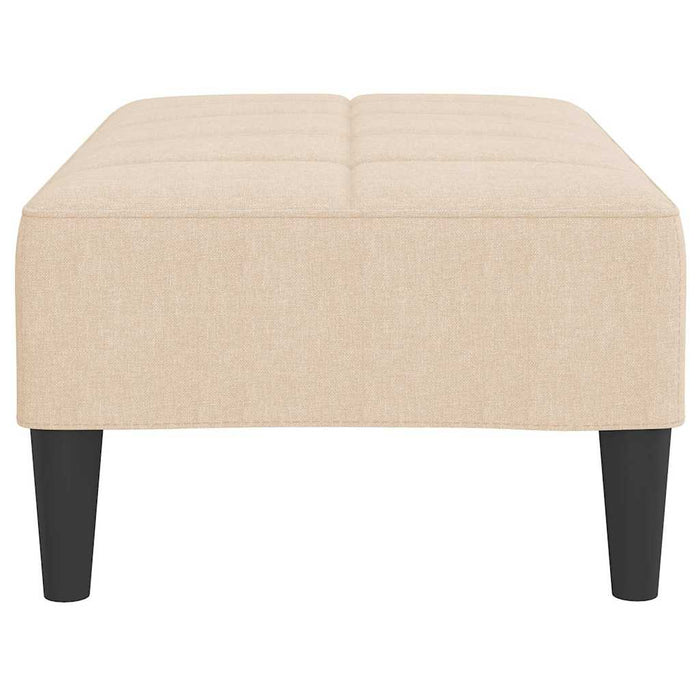 Taburet, crem, 78x56x32 cm, material textil WALTI