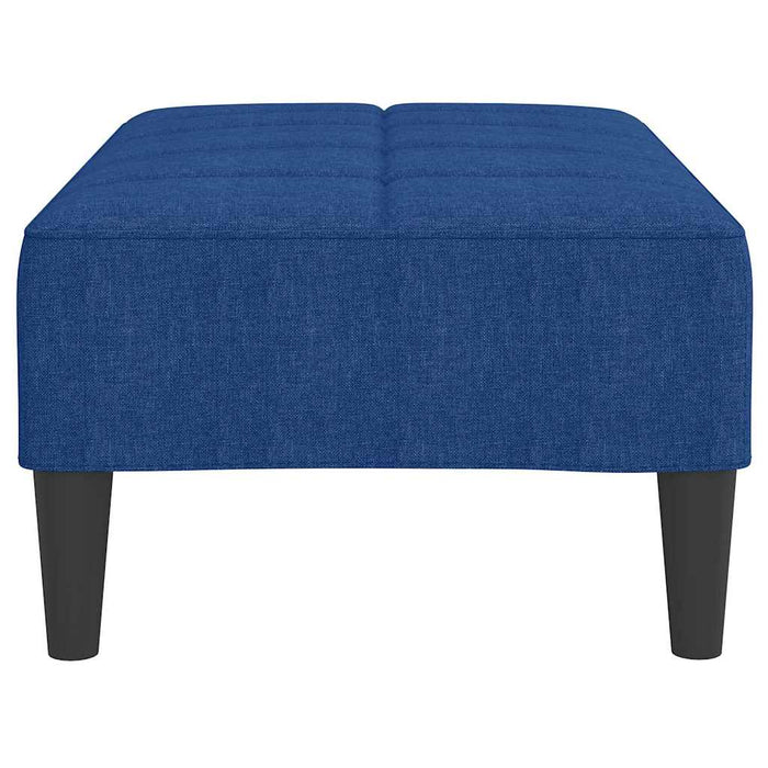 Taburet, albastru, 78x56x32 cm, material textil WALTI