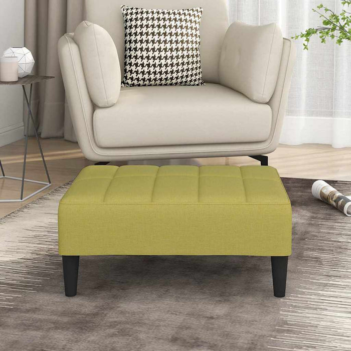 Taburet, verde, 78x56x32 cm, material textil WALTI