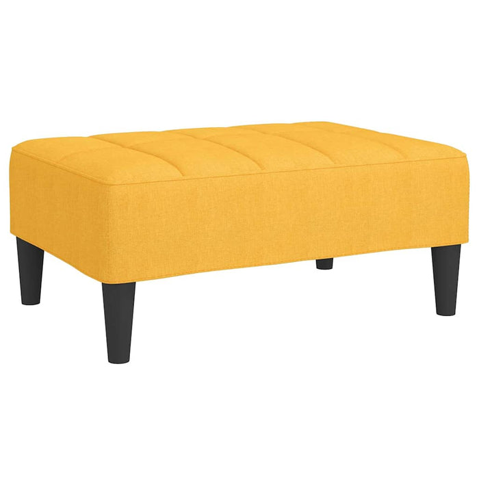 Taburet, galben, 78x56x32 cm, material textil WALTI