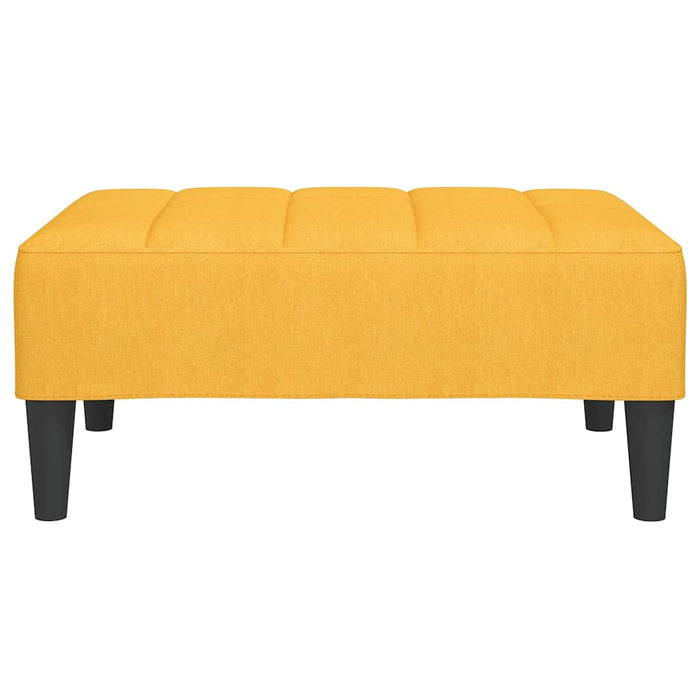 Taburet, galben, 78x56x32 cm, material textil WALTI