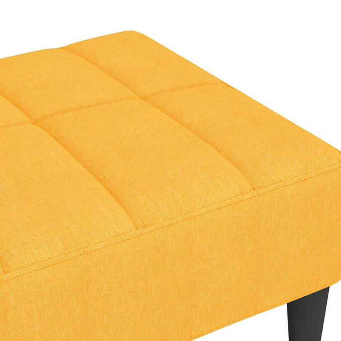 Taburet, galben, 78x56x32 cm, material textil WALTI
