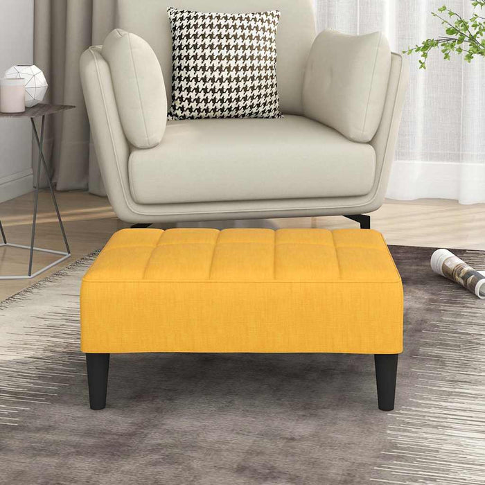 Taburet, galben, 78x56x32 cm, material textil WALTI