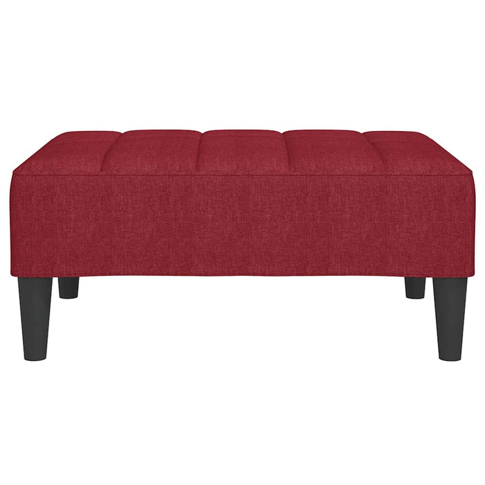 Taburet, roșu vin, 78x56x32 cm, material textil WALTI