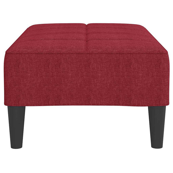 Taburet, roșu vin, 78x56x32 cm, material textil WALTI