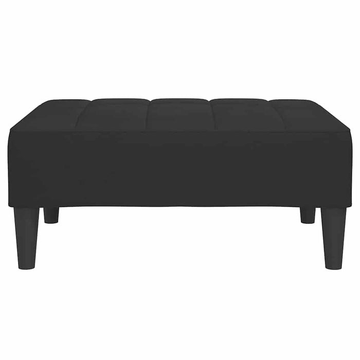 Taburet, negru, 78x56x32 cm, catifea WALTI