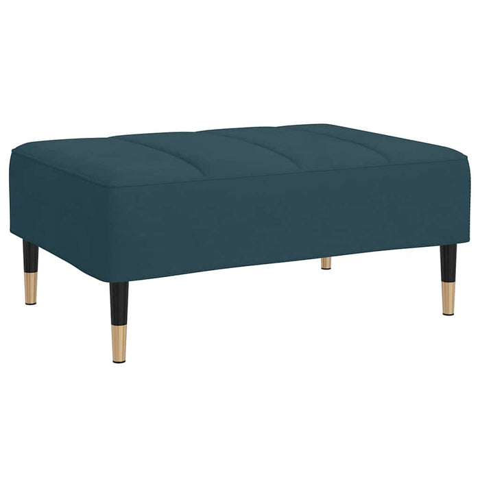 Taburet, albastru, 78x56x32 cm, catifea WALTI