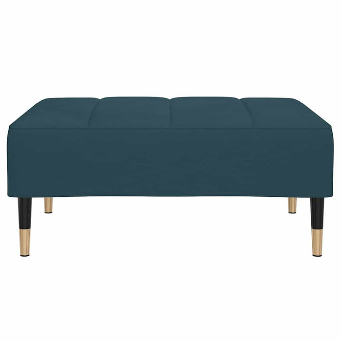 Taburet, albastru, 78x56x32 cm, catifea WALTI