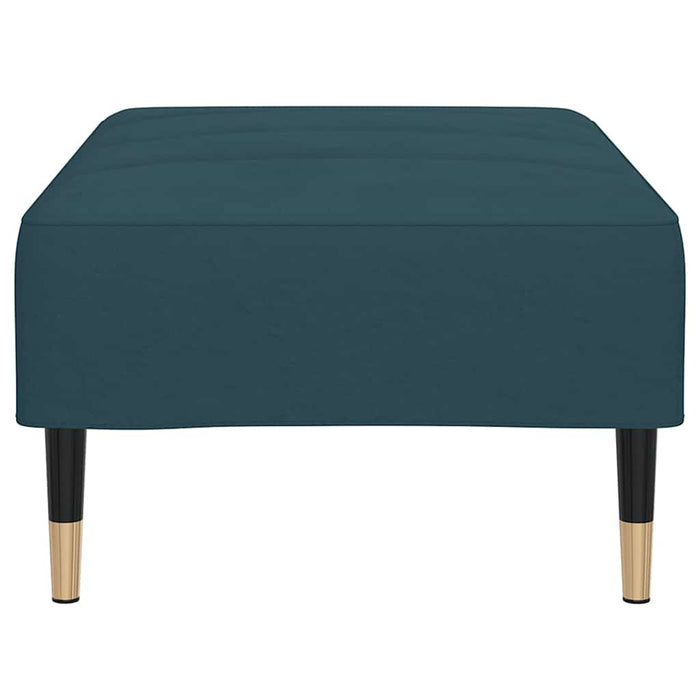 Taburet, albastru, 78x56x32 cm, catifea WALTI