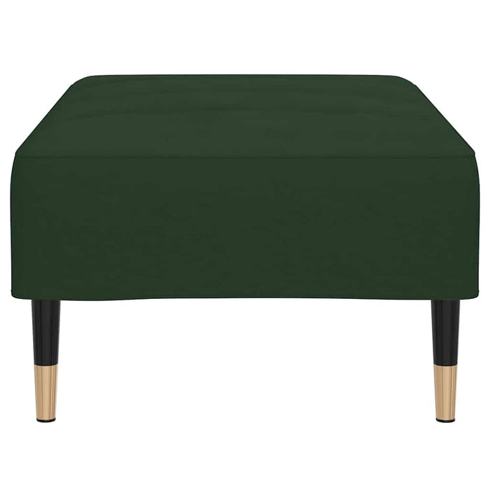 Taburet, verde închis, 78x56x32 cm, catifea WALTI
