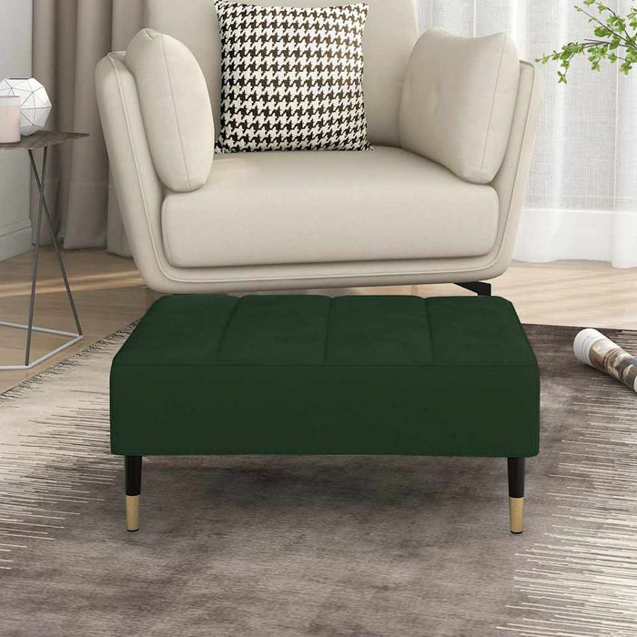 Taburet, verde închis, 78x56x32 cm, catifea WALTI