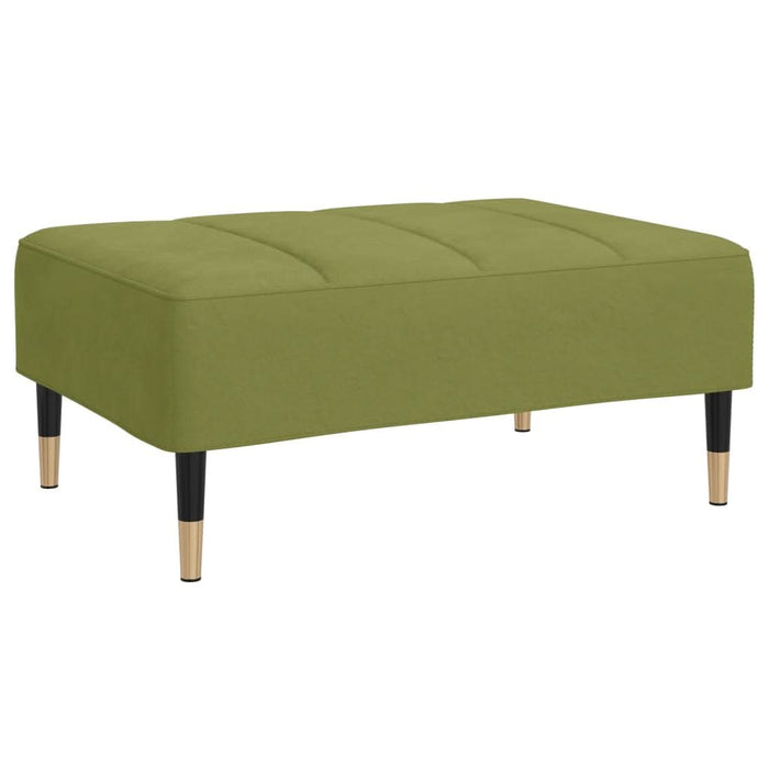 Taburet, verde deschis, 78x56x32 cm, catifea - WALTI WALTI