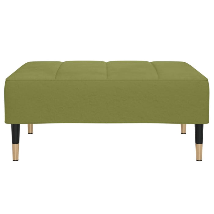 Taburet, verde deschis, 78x56x32 cm, catifea - WALTI WALTI