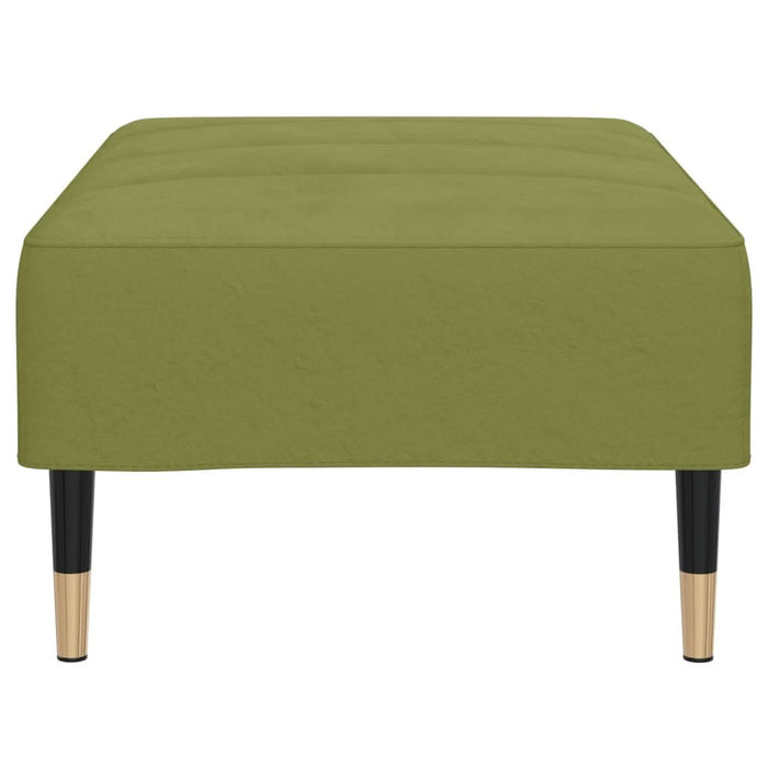 Taburet, verde deschis, 78x56x32 cm, catifea - WALTI WALTI