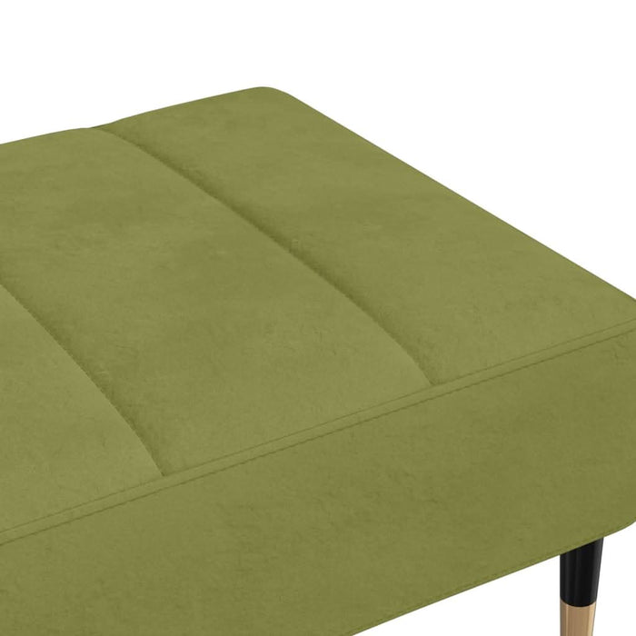 Taburet, verde deschis, 78x56x32 cm, catifea - WALTI WALTI
