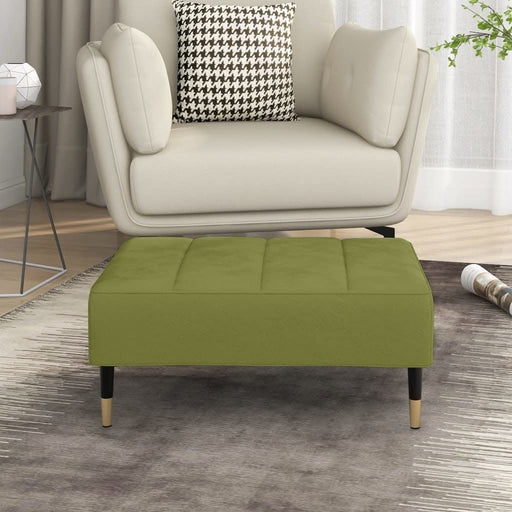 Taburet, verde deschis, 78x56x32 cm, catifea - WALTI WALTI