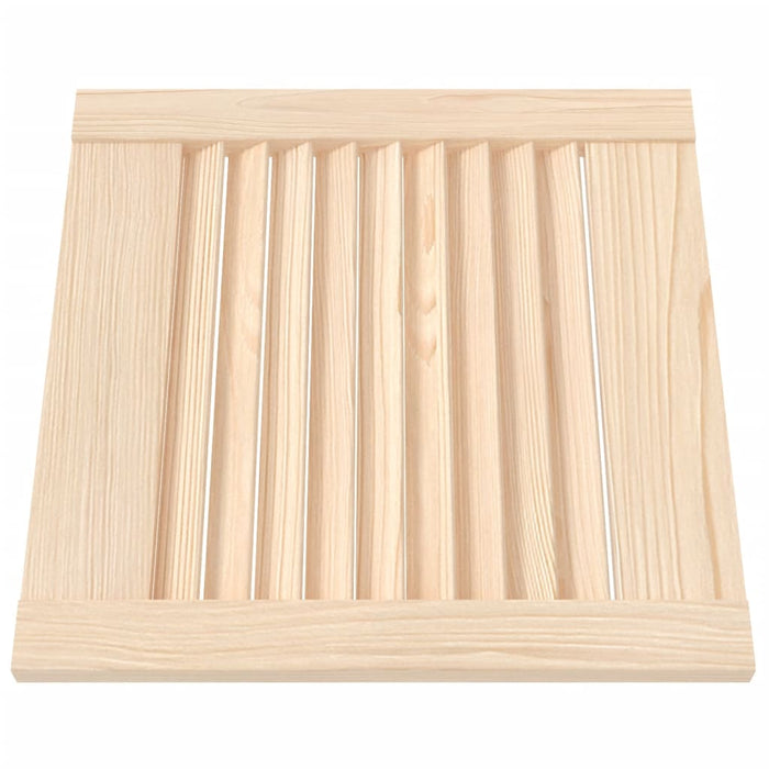 Ușă de dulap cu design lambriu, 39,5x39,4 cm, lemn masiv de pin - WALTI WALTI