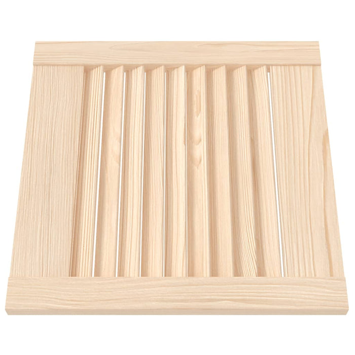 Uși de dulap design lambriu 4 buc. 39,5x39,4 cm lemn masiv pin - WALTI WALTI