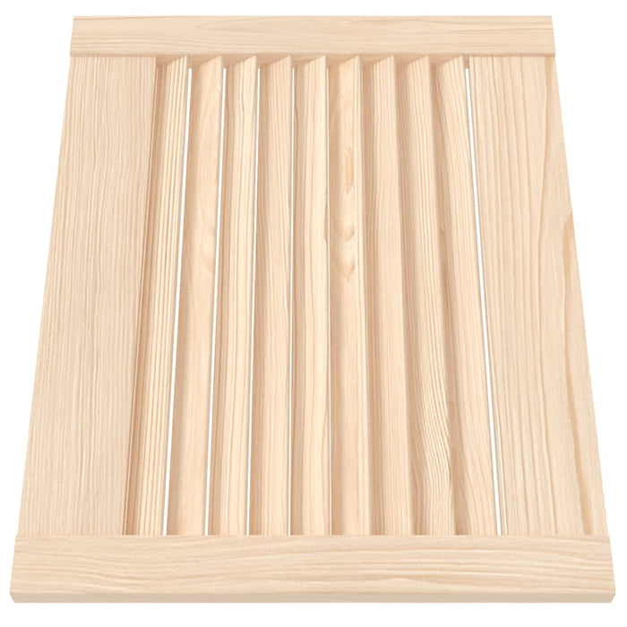 Uși de dulap design lambriu 2 buc. 39,5x49,4 cm lemn masiv pin - WALTI WALTI
