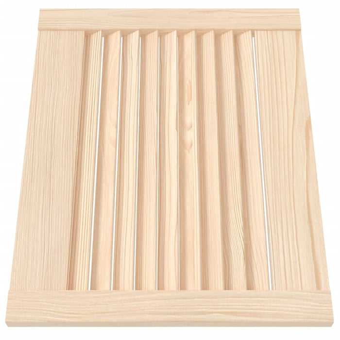 Uși de dulap design lambriu 4 buc. 39,5x49,4 cm lemn masiv pin - WALTI WALTI