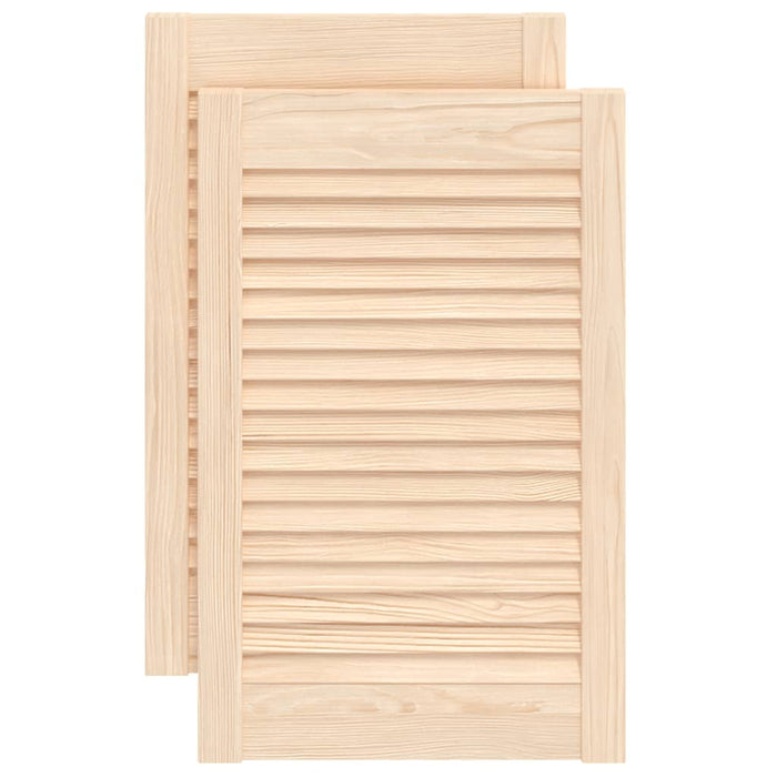 Uși de dulap design lambriu 2 buc. 61,5x39,4 cm lemn masiv pin - WALTI WALTI