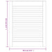 Uși de dulap design lambriu 4 buc. 61,5x49,4 cm lemn masiv pin - WALTI WALTI