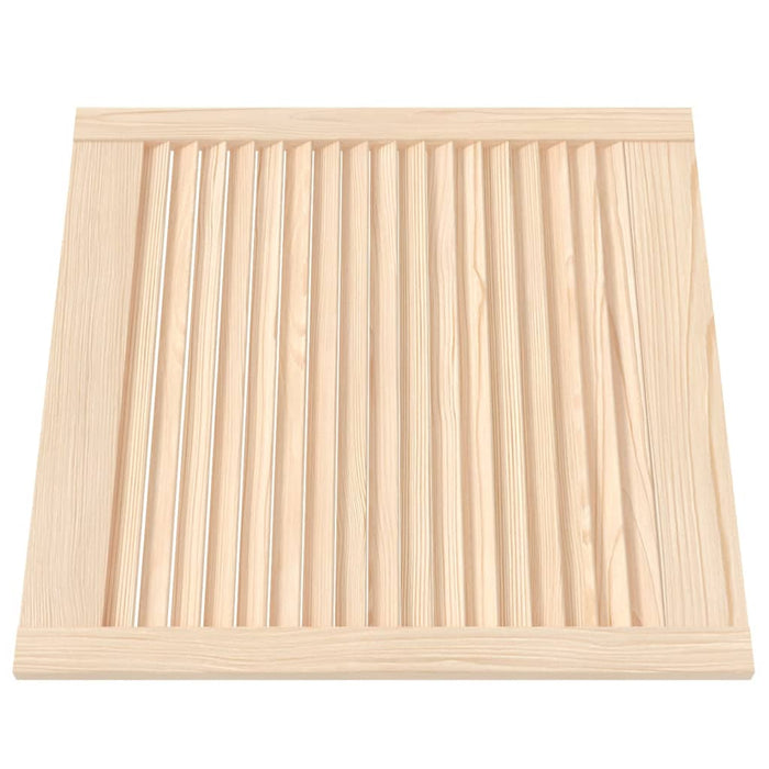 Uși de dulap design lambriu 2 buc. 61,5x59,4 cm lemn masiv pin - WALTI WALTI