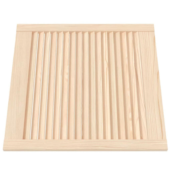 Uși de dulap design lambriu 4 buc. 61,5x59,4 cm lemn masiv pin - WALTI WALTI