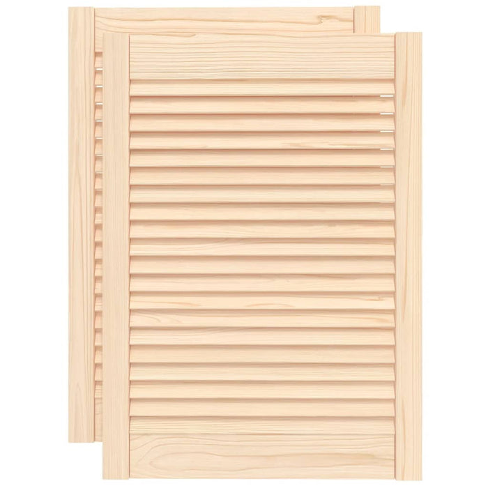 Uși de dulap design lambriu, 2 buc., 69x49,4 cm, lemn masiv pin - WALTI WALTI