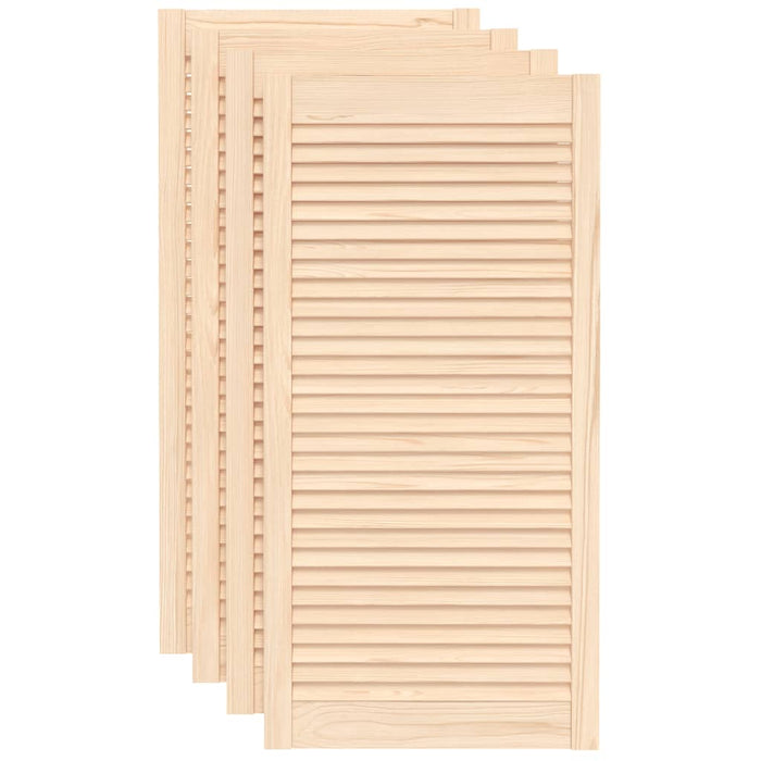 Uși de dulap design lambriu 4 buc. 99,3x49,4 cm lemn masiv pin - WALTI WALTI