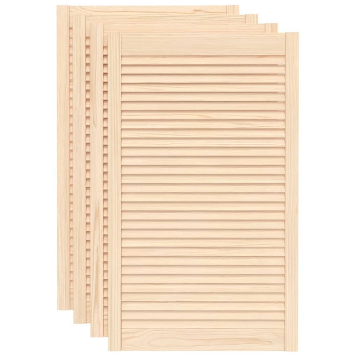 Uși de dulap design lambriu 4 buc. 99,3x59,4 cm lemn masiv pin - WALTI WALTI