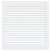 Ușă de dulap design lambriu, alb, 61,5x59,4 cm, lemn masiv pin - WALTI WALTI