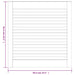 Uși dulap design lambriu 2 buc. alb 61,5x59,4 cm lemn masiv pin - WALTI WALTI