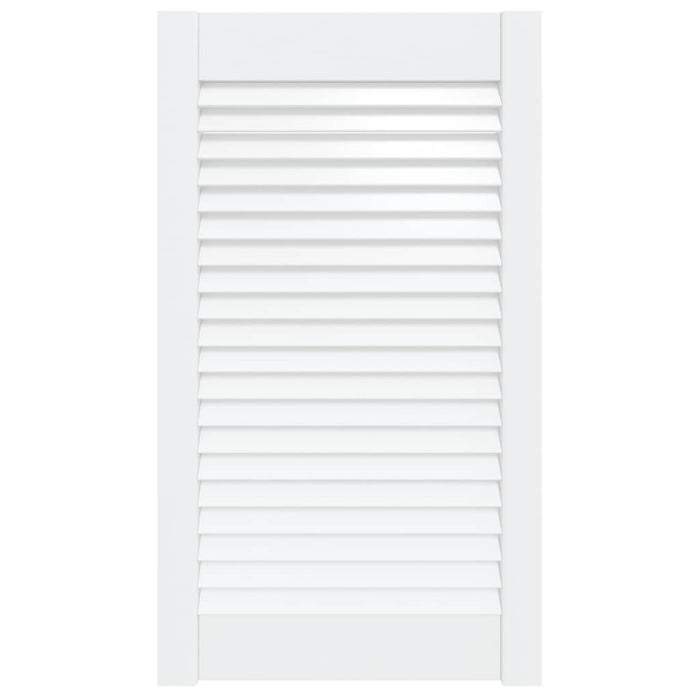 Ușă de dulap design lambriu, alb, 69x39,4 cm, lemn masiv pin - WALTI WALTI