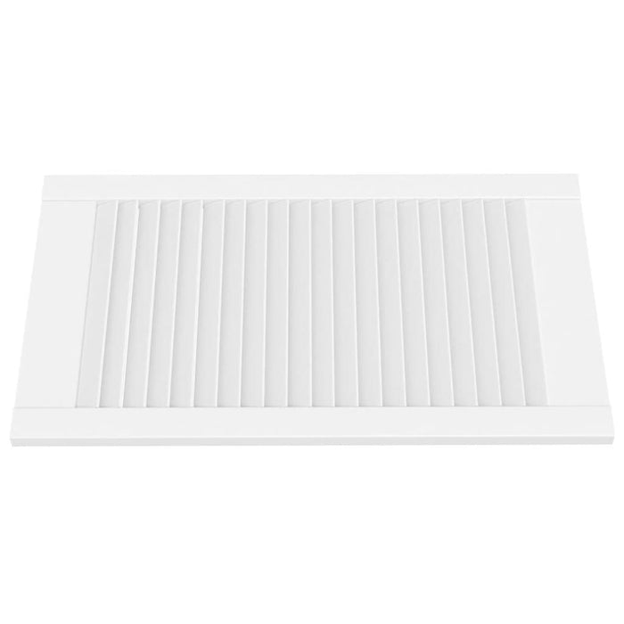 Ușă de dulap design lambriu, alb, 69x39,4 cm, lemn masiv pin - WALTI WALTI