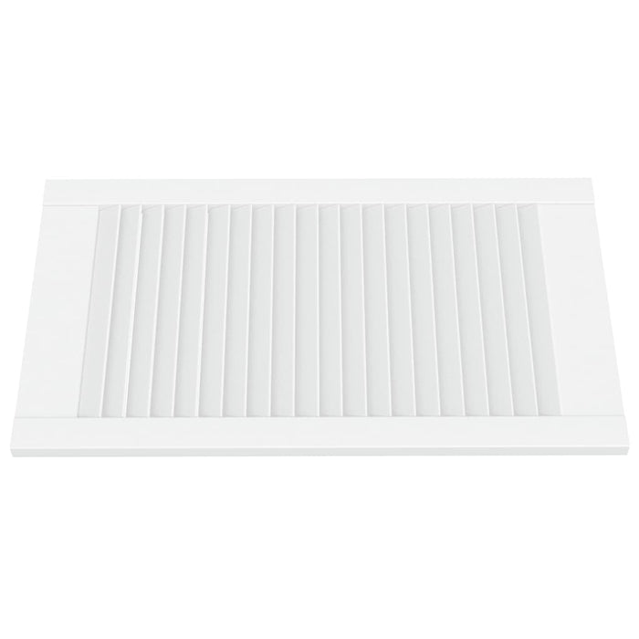 Uși dulap design lambriu 2 buc. alb 69x39,4 cm, lemn masiv pin - WALTI WALTI