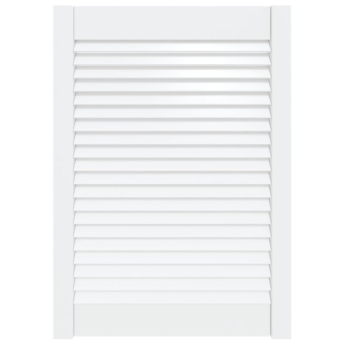 Ușă de dulap design lambriu, alb, 69x49,4 cm, lemn masiv pin - WALTI WALTI