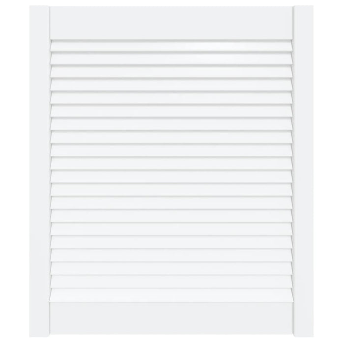 Ușă de dulap design lambriu, alb, 69x59,4 cm, lemn masiv pin - WALTI WALTI