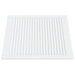 Ușă de dulap design lambriu, alb, 69x59,4 cm, lemn masiv pin - WALTI WALTI