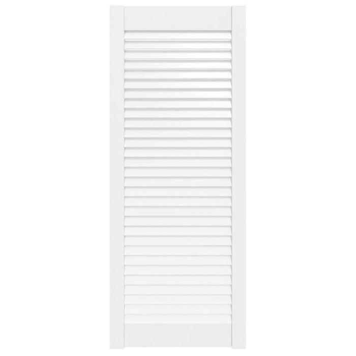 Ușă de dulap design lambriu, alb, 99,3x39,4 cm, lemn masiv pin - WALTI WALTI