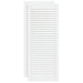 Uși dulap design lambriu 2 buc. alb 99,3x39,4 cm lemn masiv pin - WALTI WALTI