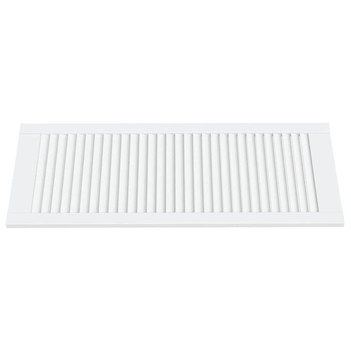 Uși dulap design lambriu 4 buc. alb 99,3x39,4 cm lemn masiv pin - WALTI WALTI