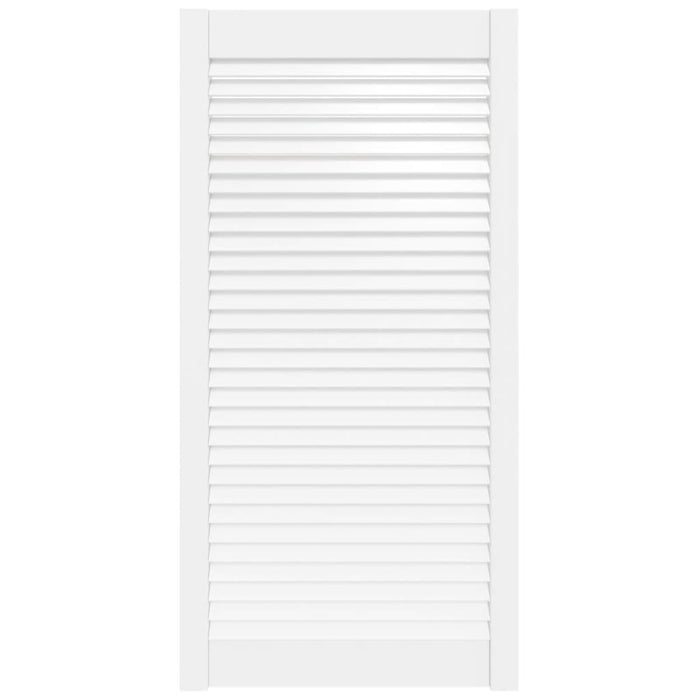 Ușă de dulap design lambriu, alb, 99,3x49,4 cm, lemn masiv pin - WALTI WALTI