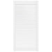 Ușă de dulap design lambriu, alb, 99,3x49,4 cm, lemn masiv pin - WALTI WALTI