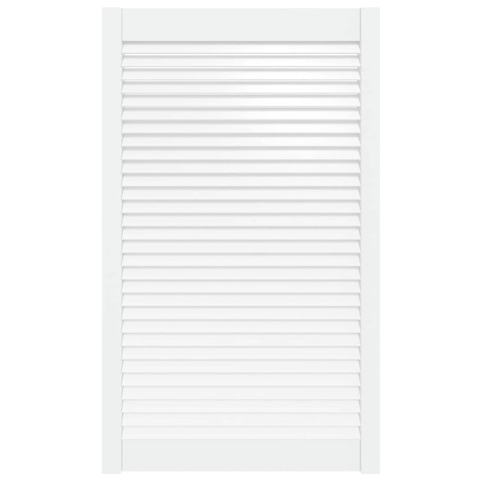 Ușă de dulap design lambriu, alb, 99,3x59,4 cm, lemn masiv pin - WALTI WALTI