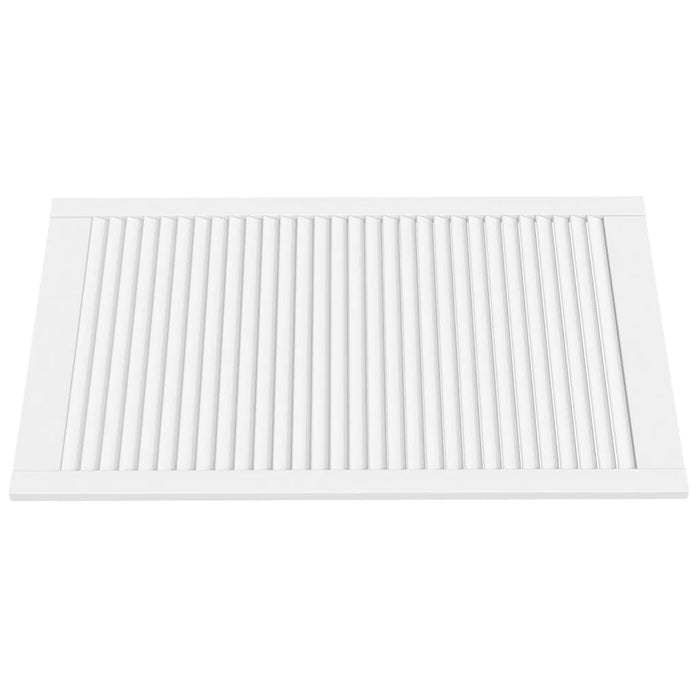 Uși dulap design lambriu 4 buc. alb 99,3x59,4 cm lemn masiv pin - WALTI WALTI