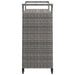 Cărucior de bar cu sertar, gri, 100x45x97 cm, poliratan - WALTI WALTI